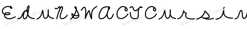 EduNSWACTCursive Reg字体转换